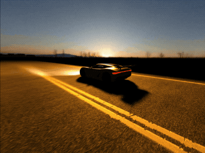 Interactive Concept Car Animation 3d a frame animation blender car gltf lighting model racing threejs vr web webvr webxr xr