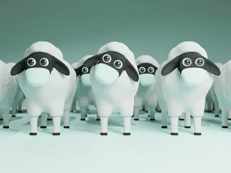 🐑 3d animation blender3d character illustration model sheep