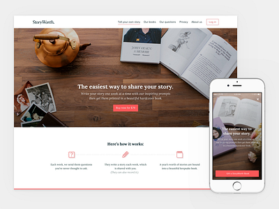 StoryWorth app ios web