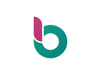 B for Blossom app icon b branding logo