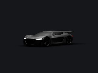 Spencer One Concept 3d animation c4d car cinema 4d concept car design game illustration model racing