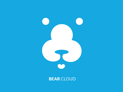 Bear Cloud branding design icon illustration logo type typography vector