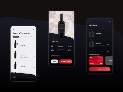 Wine app concept