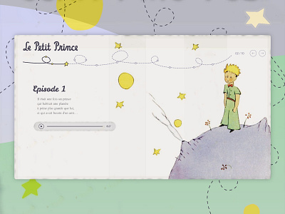 Podcast player - Le Petit Prince / The Little Prince