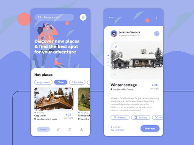 Booking app - Discover new places & find the best spot