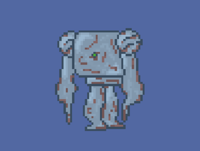 Rustbot design pixel