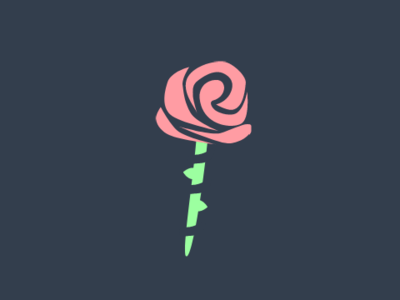 Rose With Stem design rose vector