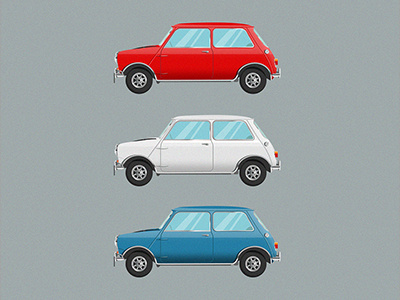 Car Illustration Series: The Italian Job car film illustration movie the italian job tv vehicle