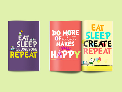 Magazine Design book cartoon cover creative ebook fun graphics happy illustration love magzine typography