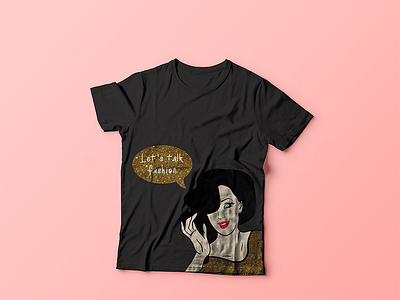 Fashion Girl T-Shirt Design