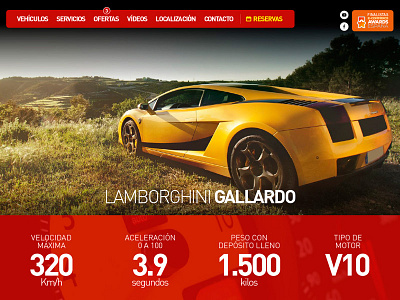Super Sport Cars cars fullscreen red speed ui ux web website