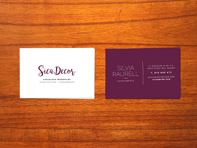 Interiorism business cards