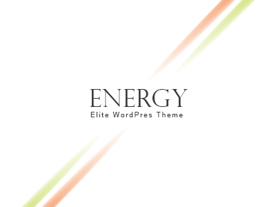 Energy Word Press Theme