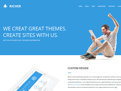 New Title business corporate design responsive revolution seo slider theme wordpress