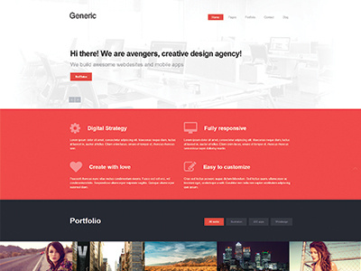 Generic business corporate design responsive revolution seo slider theme wordpress