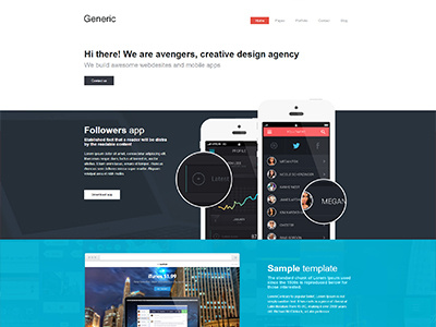 Generic V5 business corporate design responsive revolution seo slider theme wordpress