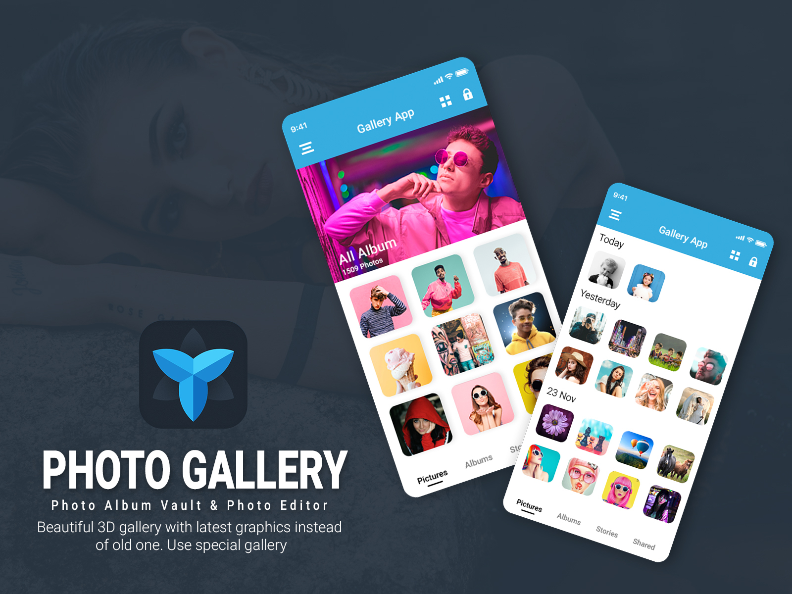 Gallery UI. One UI галерея.