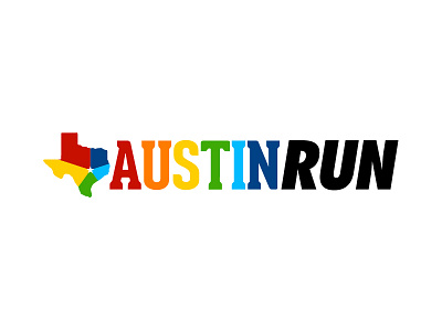 07 - Austin Run austin logo logodesign run texas thirtylogos