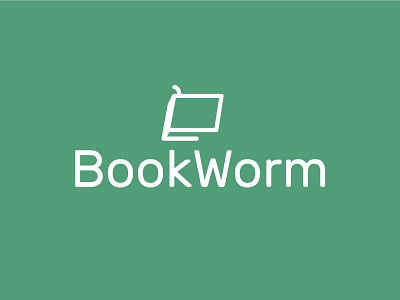 14 - Bookworm book bookworm logo logodesign thirtylogos worm