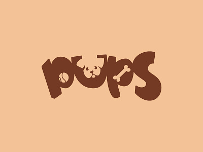 15 - Pups logo logodesign puppy pups thirtylogos