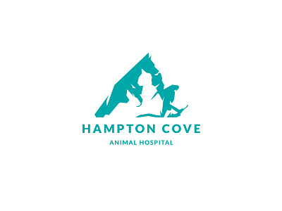 19 - Hampton Cove Animal Hospital animal animalhospital cove logo logodesign thirtylogos