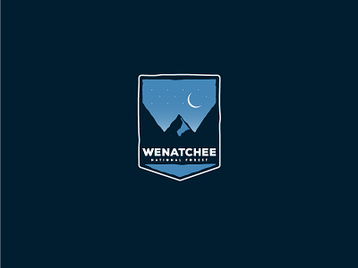 25 - Wenatchee National Forest badgedesign logo logodesign nationalforest thirtylogos wenatchee