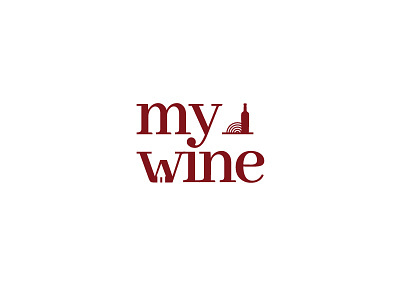 26 - My Wine logo logodesign mywine thirtylogos winedesign