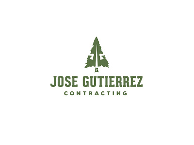 30 - Jose Gutierrez Contracting contracting forest logo logodesign negativespacelogo thirtylogo treeservice
