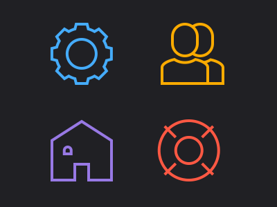 Ascreen. Icons graphic icons multimedia pictogram settings support vector web
