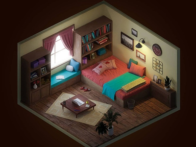 isometric room