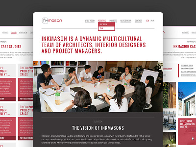 Inkmasion - Website Design architect architecture beijing real estate