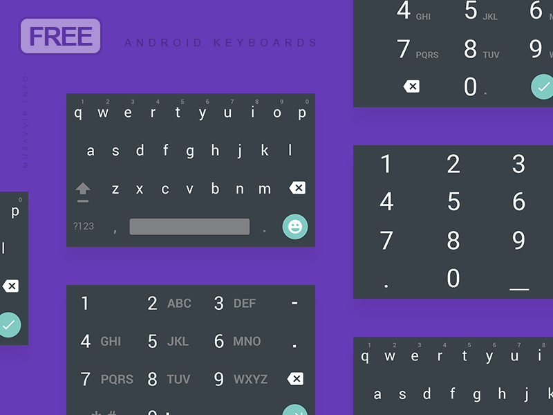 Numerical keyboard for iOS 7 Sketch Resource - Sketch UI Kits - Download  Sketch Resource