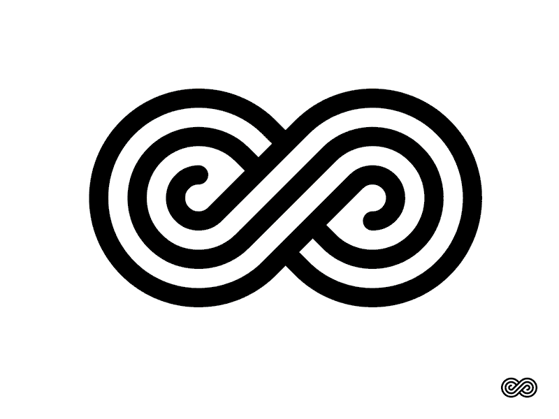 Infinity Logomark circle logo infinite infinite logo infinity logo logo grid logo guide logo tutorial