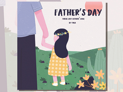 Father's Day design illustration