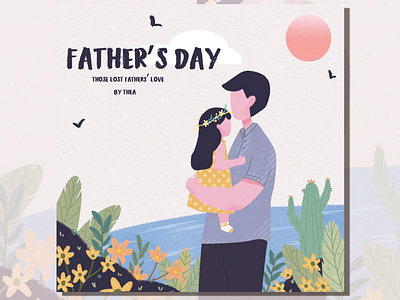 Father's Day design illustration