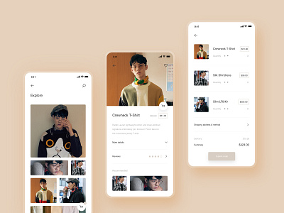 E-commerce - Mobile app concept design ui