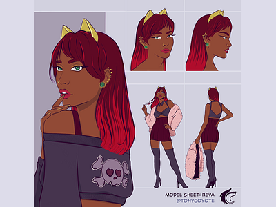 Reva | Model Sheet | Tony Coyote