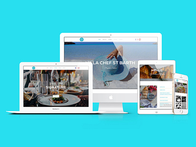 Villa Chef St Barth // Web Design & Branding