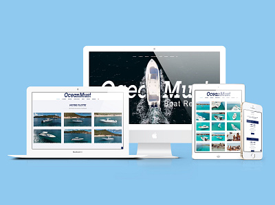 OceanMust // Web Design & Branding branding design graphic design logo web webdesign