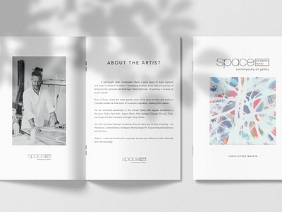 Space Gallery St Barth // Collaboration on Graphic Design editorial graphic design print