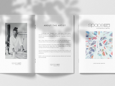 Space Gallery St Barth // Collaboration on Graphic Design editorial graphic design print