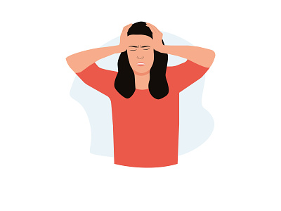 Headache design illustration vector