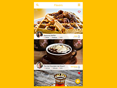 Flavors Screen