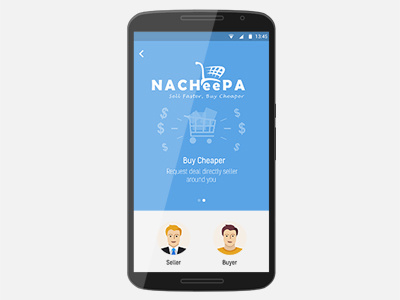 Nacheepa Signup Screen android iphone signup ui ux