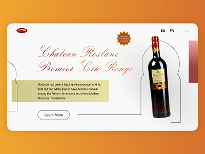 003 > Château Roslane Landing Page 003 adobexd dailyui design landing page ui web