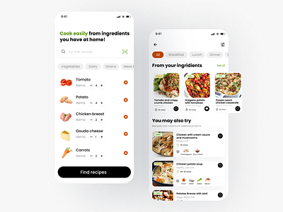 Recipes App Concept