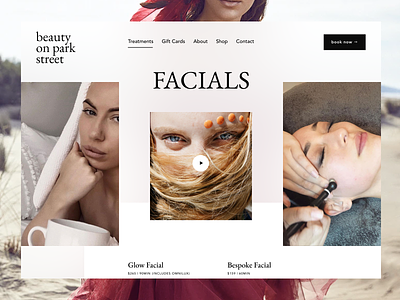 Beauty Salon - Inner page | Website Design
