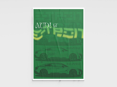 Poster concept with custom typography