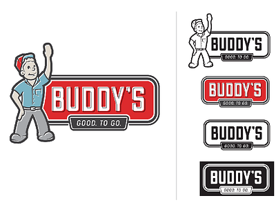 Screen Shot 2013 09 27 At 1.34.53 Pm branding buddys car character gas station illustration license logo plate trucker vector
