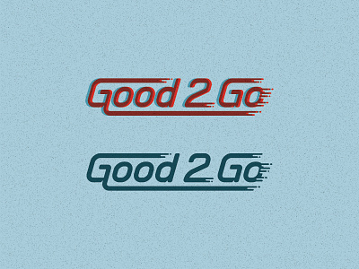 Good2go_WIP_options 3d fast gas go good logo speed station travel type